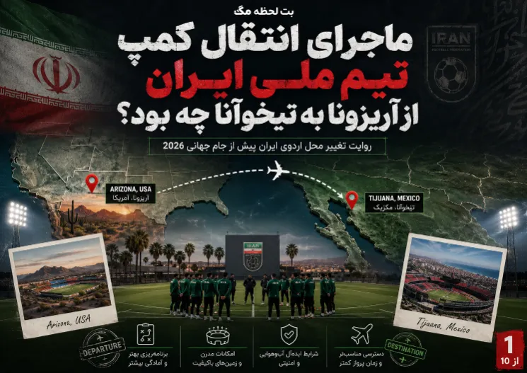 کمپ تیم ملی ایران در جام جهانی 2026؛ چرا تیخوانا جایگزین آمریکا شد؟