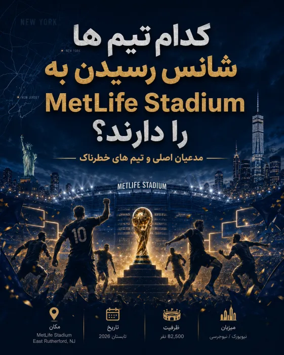 بررسی تیم هایی که می توانند تا بازی پایانی در MetLife Stadium پیش بروند